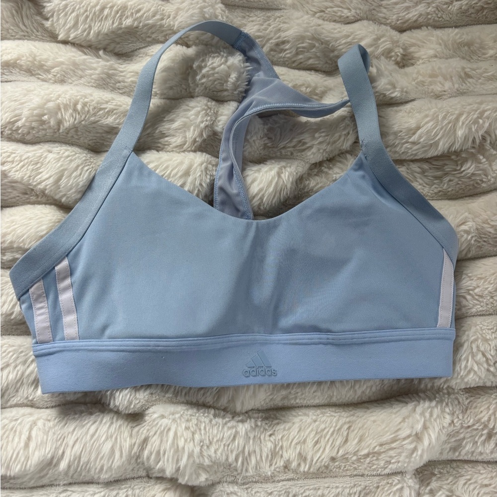 Adidas Women's Sky Blue Sports Bra